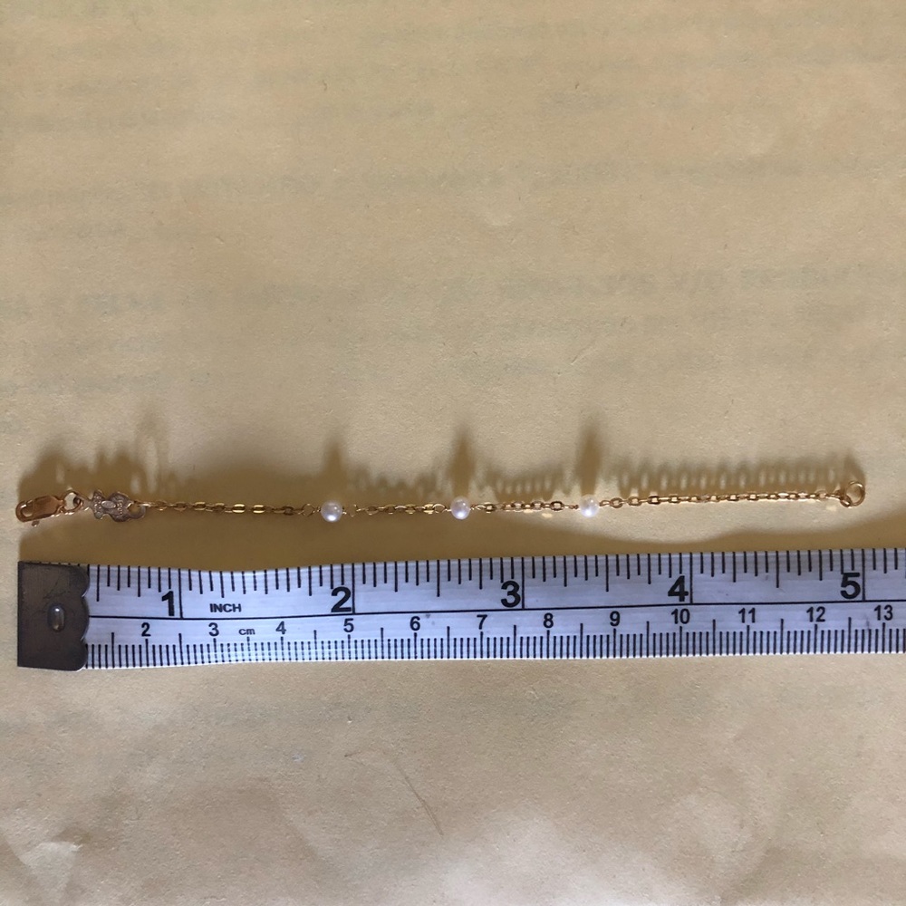 TOUS Gold/pearl bracelet - Picture 4 of 4